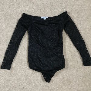 Black Lace Body Suit